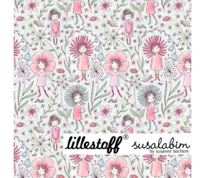 Bio Jersey Lillestoff - Blumenkinder Blumenmädchen